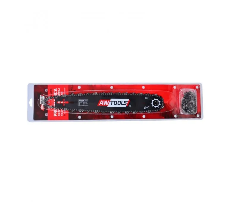 Zamów teraz AWTOOLS Prowadnica do pilarki + 2x łańcuch tnący do CS580/CS620, 40cm, 66 ogniw, 0.325", 1.5mm, Black Line AW80159