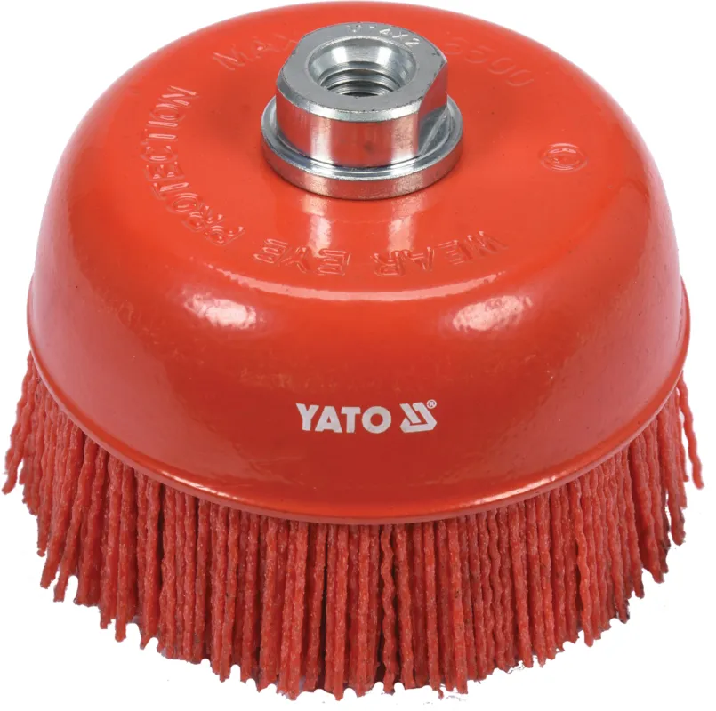 Bestseller Szczotka tarczowa nylon red 125mm m14 YT-47787 YATO