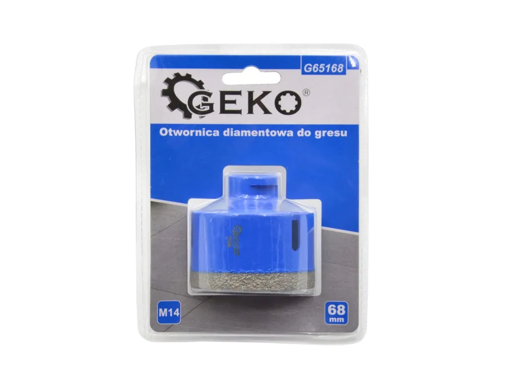 Otwornica Diamentowa Do Gresu 68Mm M14 Geko G65168 Szybka dostawa