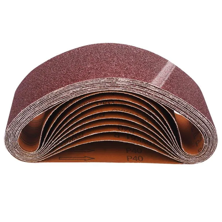 Nie przegap Pasy bezkońcowe do szlifierki taśmowej 537x75mm P120 – 10 szt.