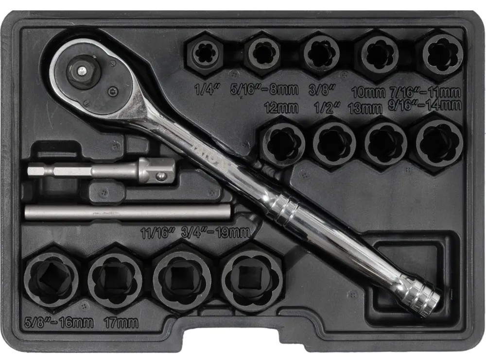 Zestaw wykrętaków YATO YT-05897 (16 szt.) Ostatnie sztuki