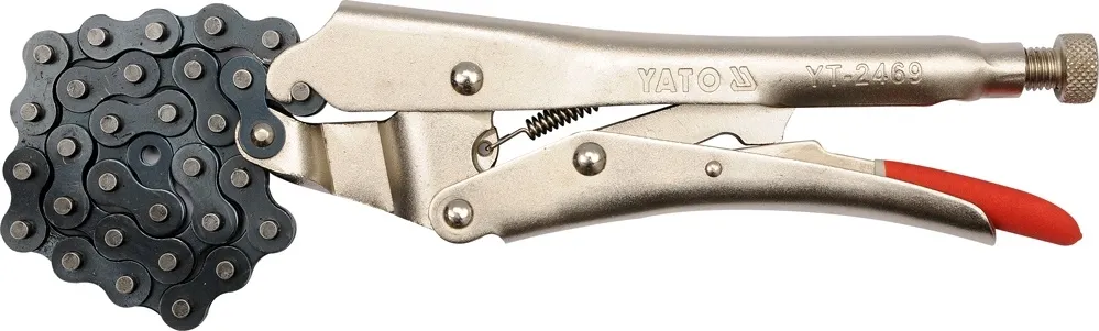 Cena promocyjna Szczypce zaciskowe z łańcuchem 250mm YT-2469 YATO