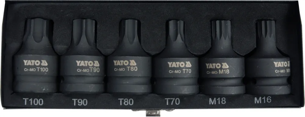Zestaw kluczy udarowych torx/spline YT-10653 YATO Sprawdź teraz