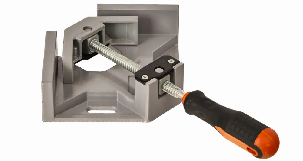 Ścisk stolarski kątowy 90° KD1191 — zakres 68 mm, aluminium Taniej