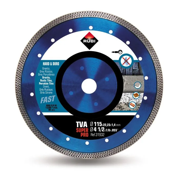 Tarcza diamentowa do materiałów twardych 125 TVA Superpro Taniej