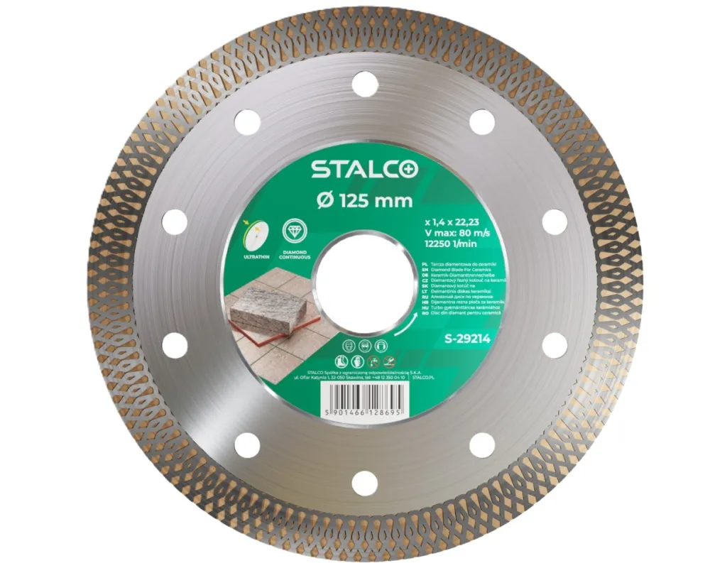 Dostępne od ręki Diamentowa tarcza do ceramiki Premium 125 mm