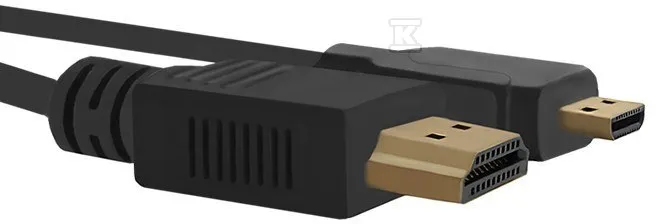 Hit cenowy Kabel HDMI A męski Micro HDMI D męski 1.5m 50510
