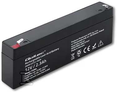 Akumulator AGM/12V/2.3Ah/max. 34.5A QOLTEC 53064 Hit sprzedaży