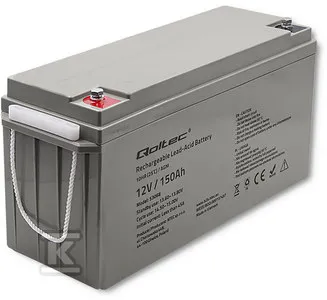 Akumulator AGM/12V/150Ah/max.2250A/40.1kg QOLTEC 53068 Zniżka
