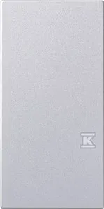 Zaślepka S500 podwójna 100x50mm, aluminium, SIMON500 Oferta limitowana
