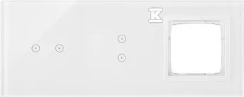 Zamów teraz Panel dotykowy S54 Touch, 3 moduły, 2 pola dotykowe poziome
