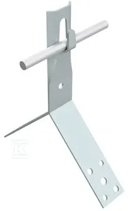 Uchwyt szczytowy zacisk h=10cm (stal ocynkowana Nowość