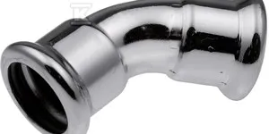 Kolano 45° Steel - 18 1509068007 Popularny