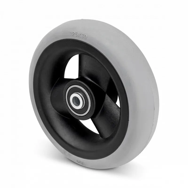 Miękkie gumowe kóło 125 mm - 75 kg Promocja