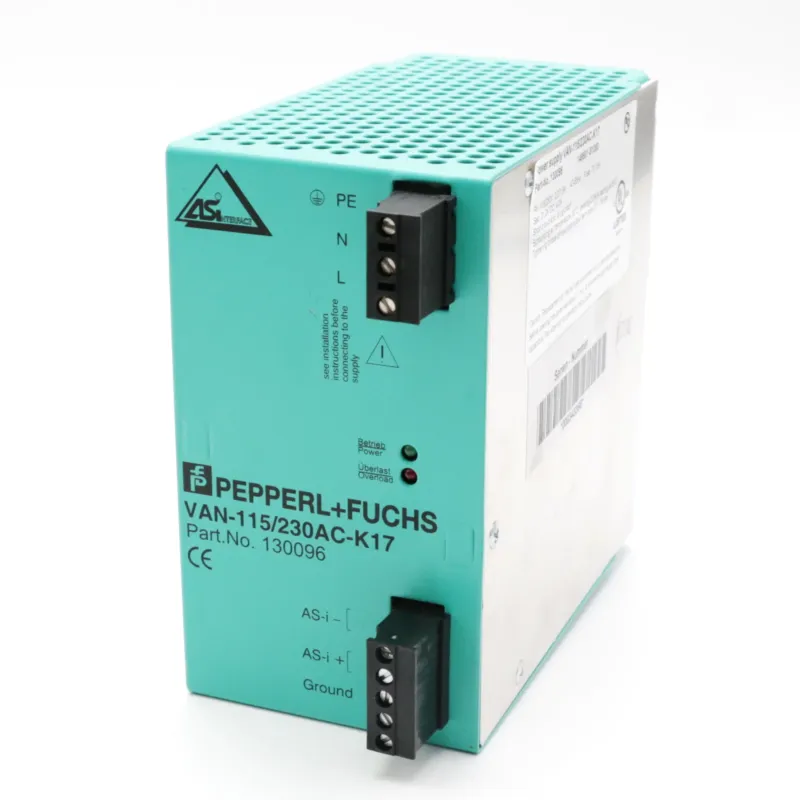 Wybór klientów Pepperl+Fuchs 130096 Zasilacz VAN-115/230AC-K17